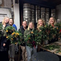 Christmas Wreath Workshop with Just So Flowers at Br3wery Bar