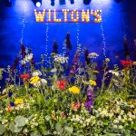 Stage flowers for Wilton's Music Hall by Just So Flowers