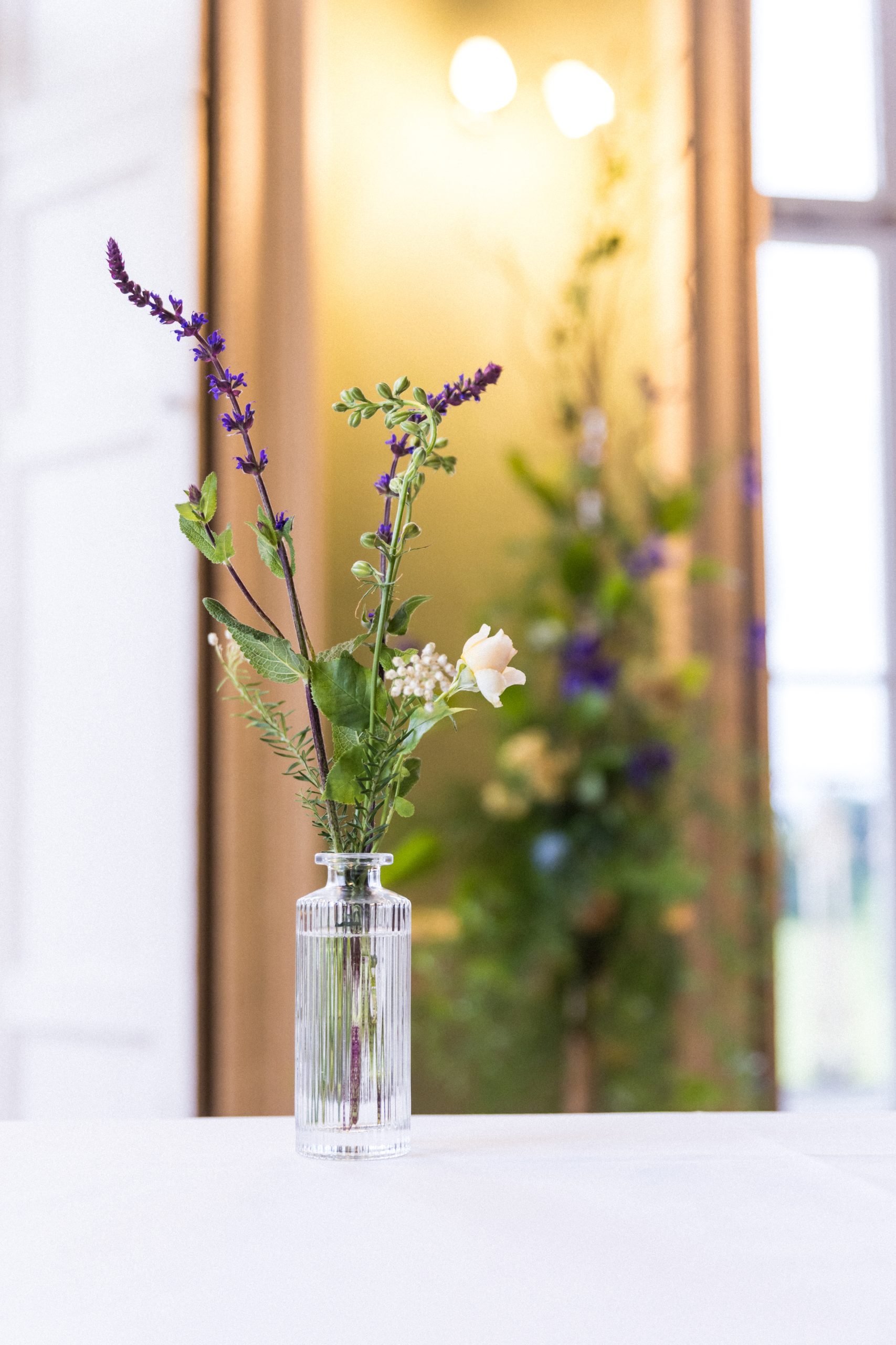 Wedding flowers by Just So Flowers at Beckenham Place Mansion