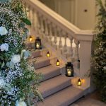 Wedding flowers by Just So Flowers at Eight and 1/2 ing flowers at