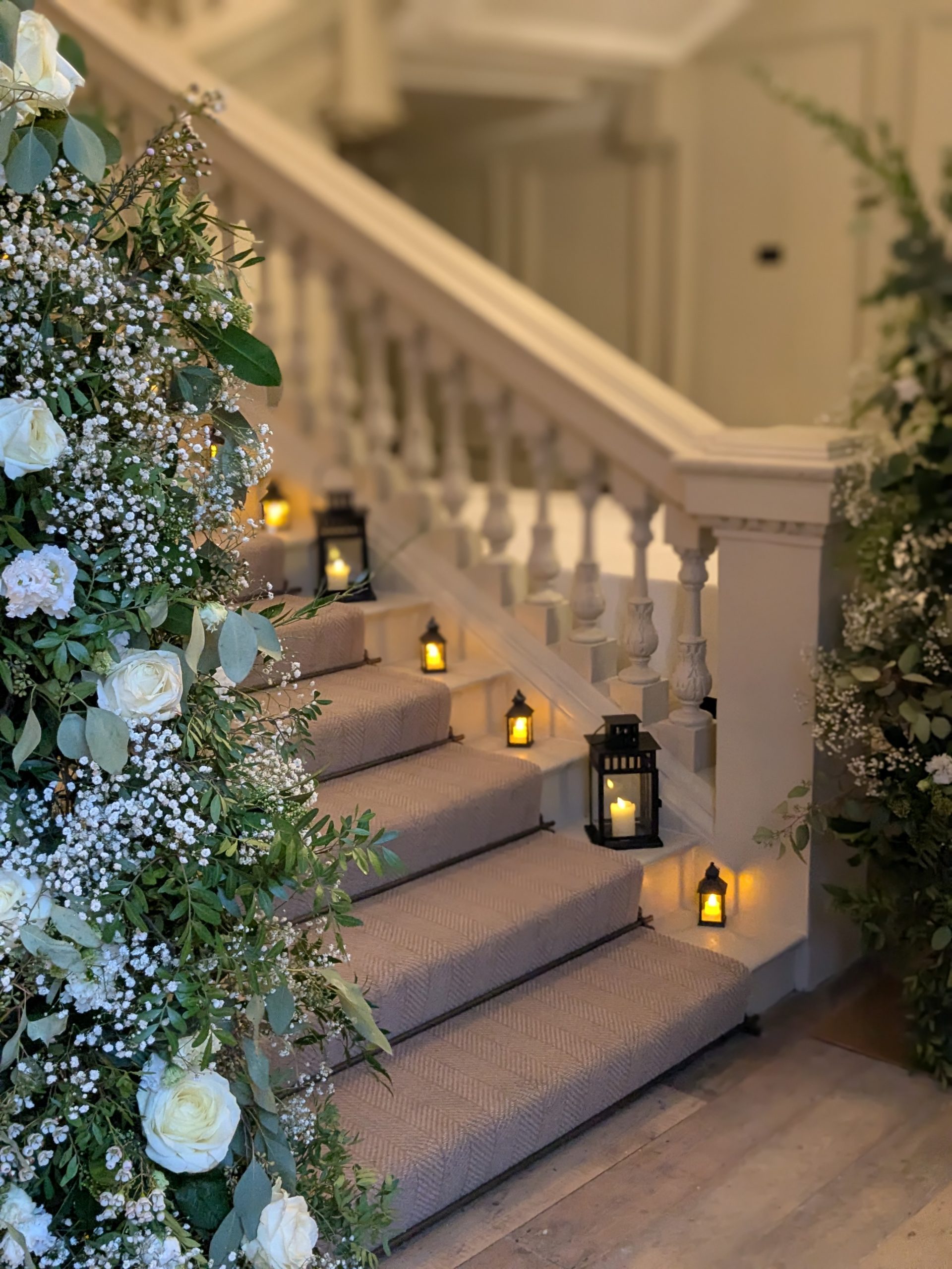 Wedding flowers by Just So Flowers at Eight and 1/2 ing flowers at